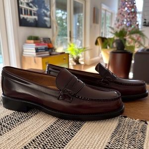 G.H.BASS + Co. Leather CLASSIC Katherine Penny Loafers NEW Burgundy 9M WEEJUNS